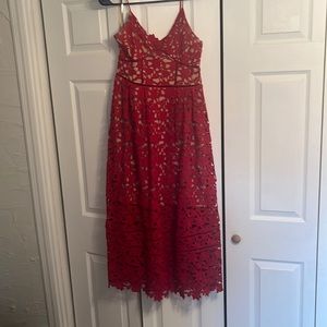 Red Lace Dress